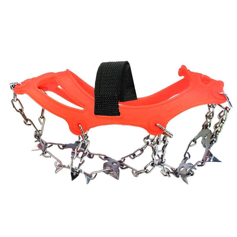 18-tooth stainless steel-cracker-slipper-enhanced mountain-mounted shoe-crawling and snow-crawling