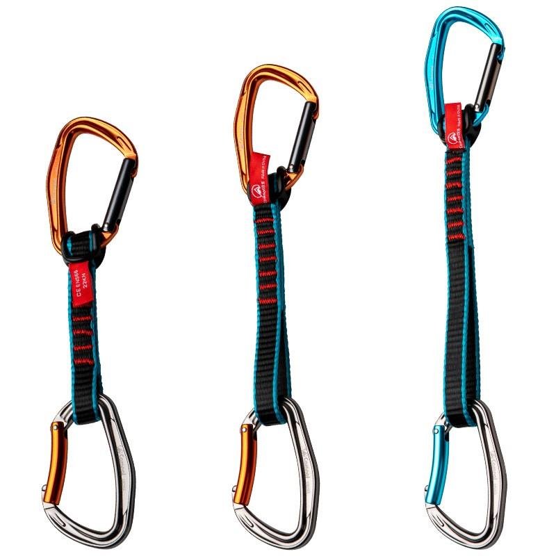 Outdoor climbing, rock-climbing, nylon belt, safe and straight