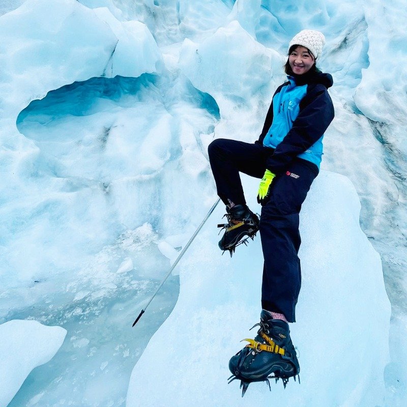 South Island Tourist Board, Tasman helicopter glaciers, snowwalking, ice climbing, Helihike