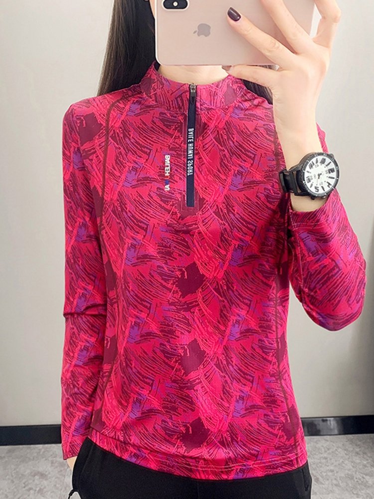 colombia's outdoor drying women's fast drying sports sports walking aerobics long-sleeved t-shirts