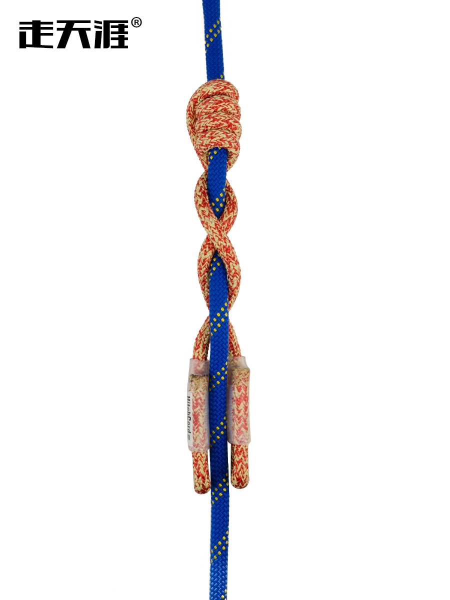 Walking all the way up to the top of the mountain, the heat of the tree-crawling ropes descending down, and the kevla-roop knots fall