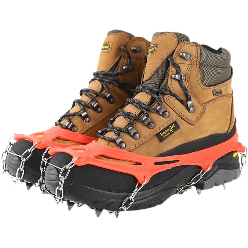 8-bit manganese steel skating and ice-crawling-coast-crawling-and-crawling-suffling-shoe-covered nails
