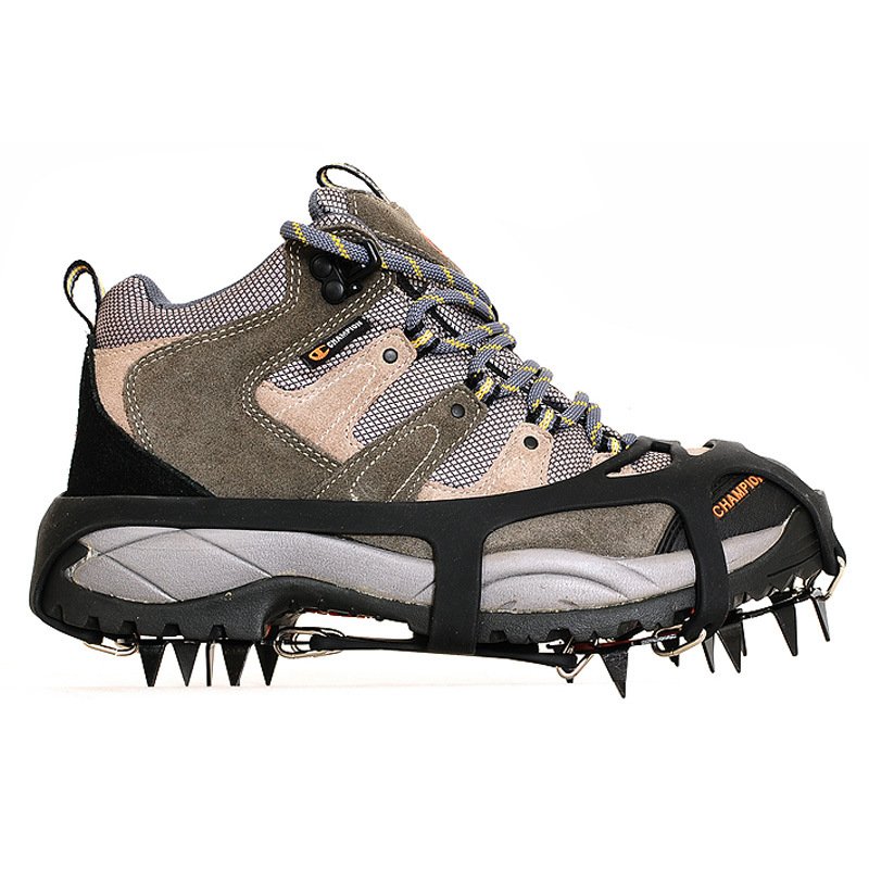 18-tooth silicone ice-crawl-crawling outside, snow-slip-backed, foot-to-mounted, manganese-shoe-shoe-snaps
