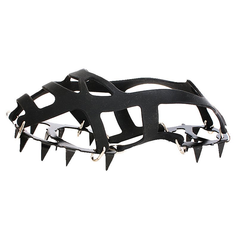 18-tooth silicone ice-crawl-crawling outside, snow-slip-backed, foot-to-mounted, manganese-shoe-shoe-snaps