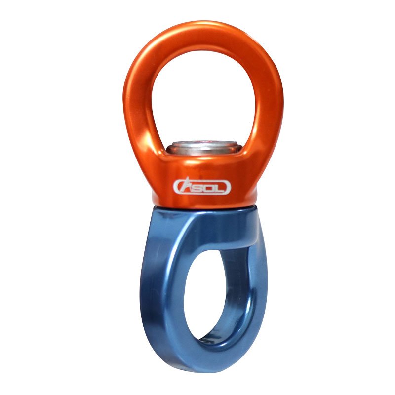 The Anso outdoor climber fixed connector rotates a million-way connector double-twirl ropes and rollers