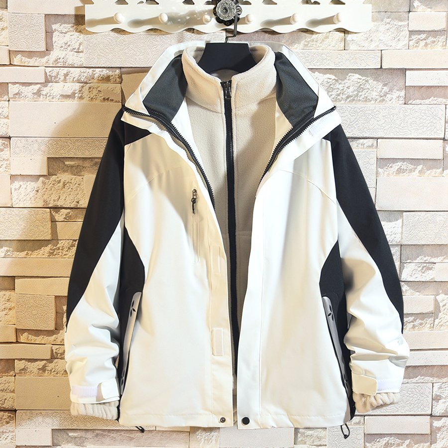 A joint Autumn Winter Rover suit, a man's and women's coats, can be removed from the wind and water velvet