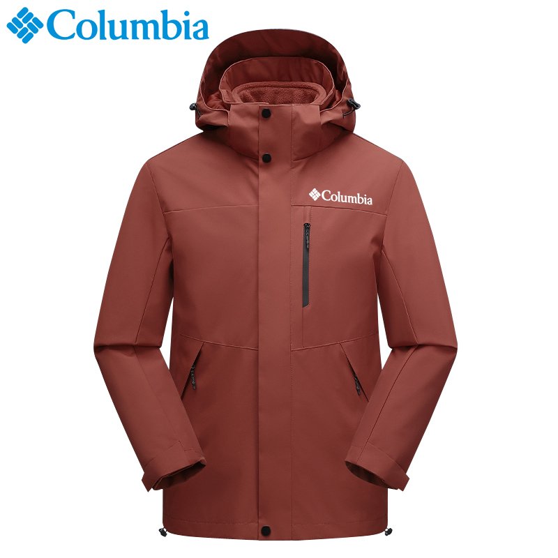 Three times a man in a Colombian assault suit can take off his coats with velvet and thick outdoors