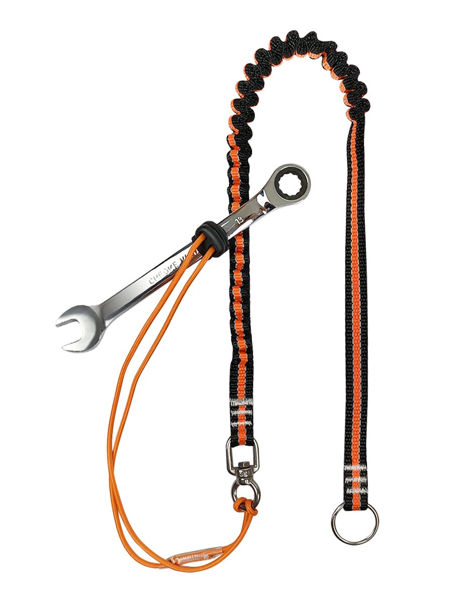 Quiet expedition to protect from the loss of the hammer wrench against the fall of the handline