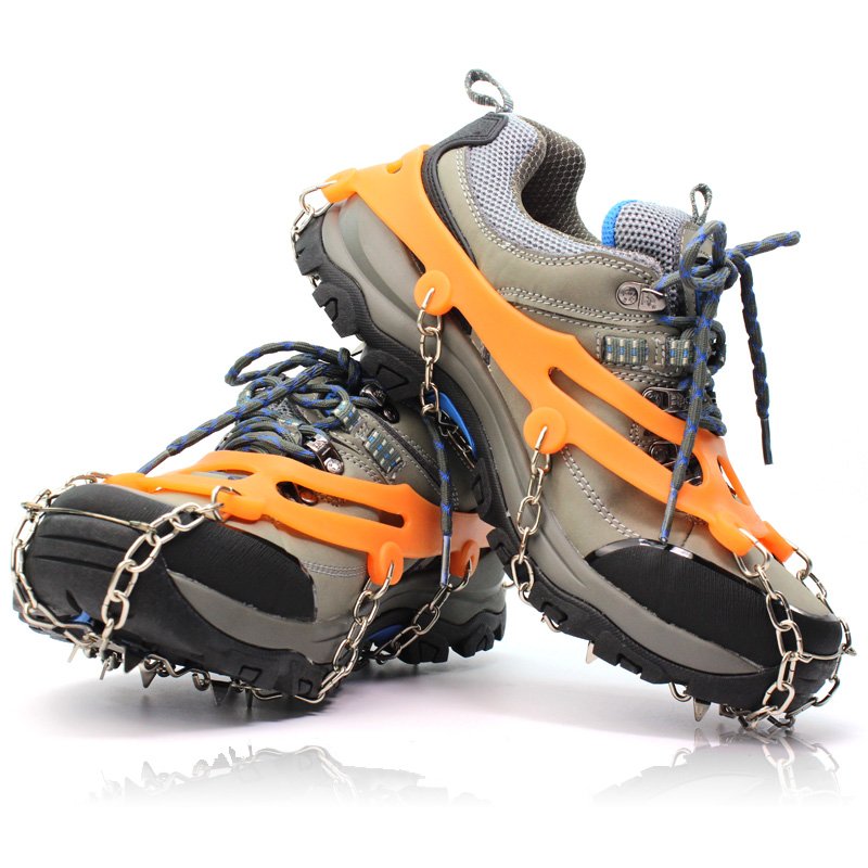 OUTDOOR ICE CLAWS, SKATING SHOES, 10-BIT STEEL SNOW CLAWS, B ICE-CRAWLING EQUIPMENT, SNOW ICE-CAPPING SHOE NAILS