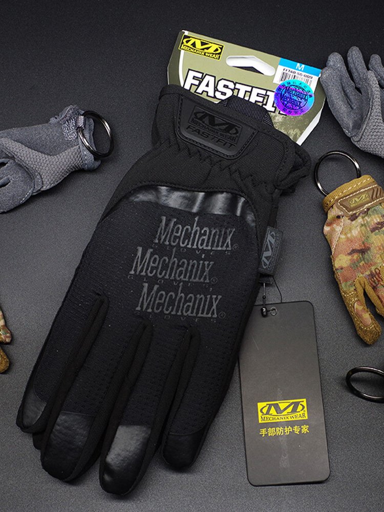 FastFit fast detachs all-finger gloves for grinding air shield