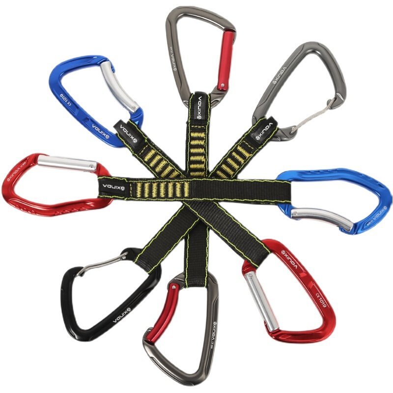 Outdoor rock-climbing protection, ice-climbing, steel-climbing