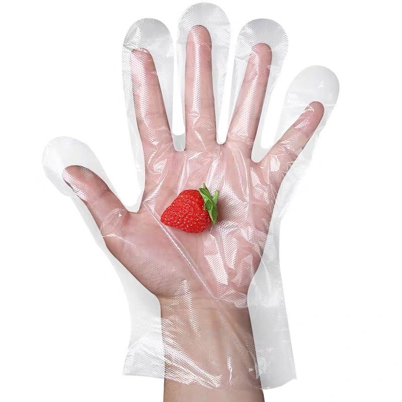 one-time pep gloves kitchen processing waterproof oil-resistant embroidered plastic ski climbing with light ski protection during winter