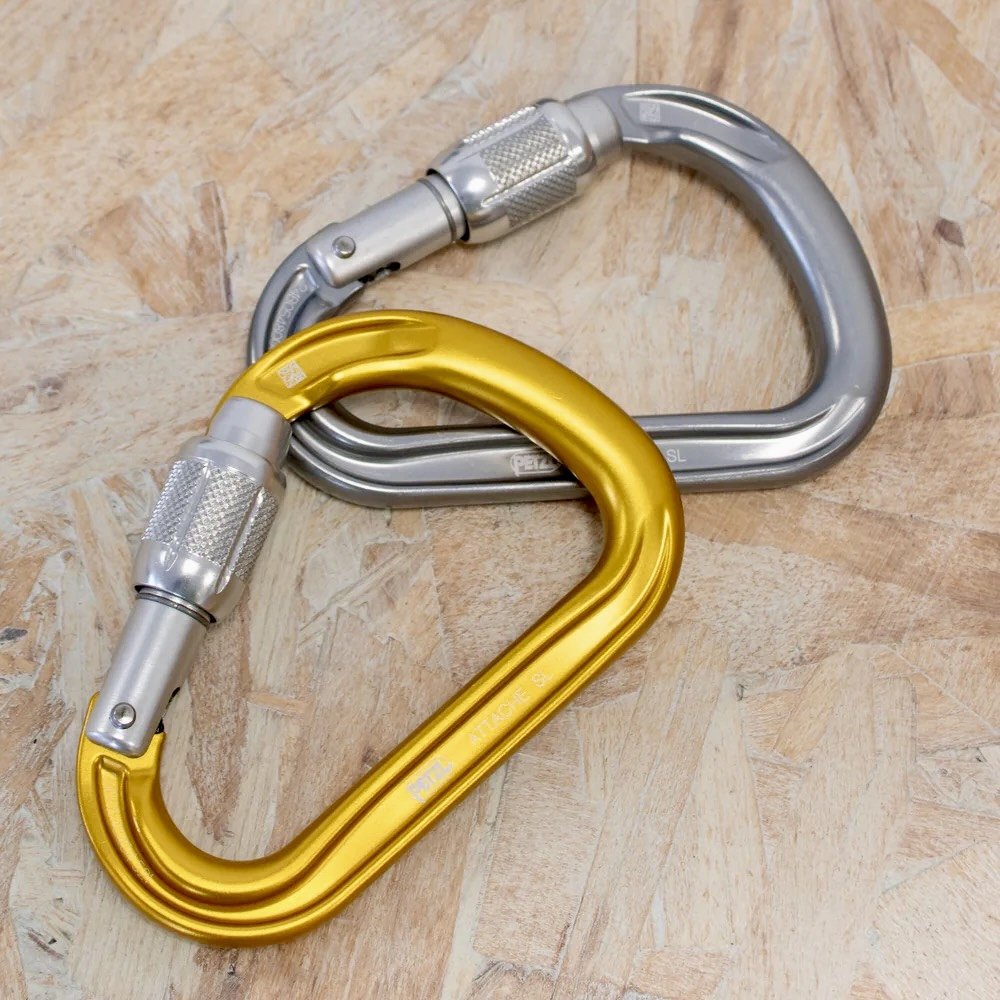 PETZL climbs through the M38SL climber lock Attache climbs and drops at the speed of the mountain