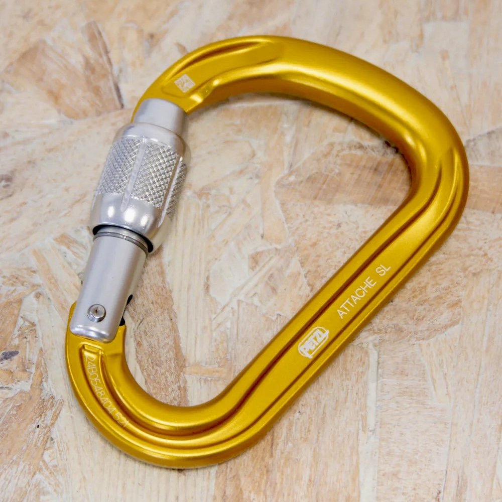PETZL climbs through the M38SL climber lock Attache climbs and drops at the speed of the mountain