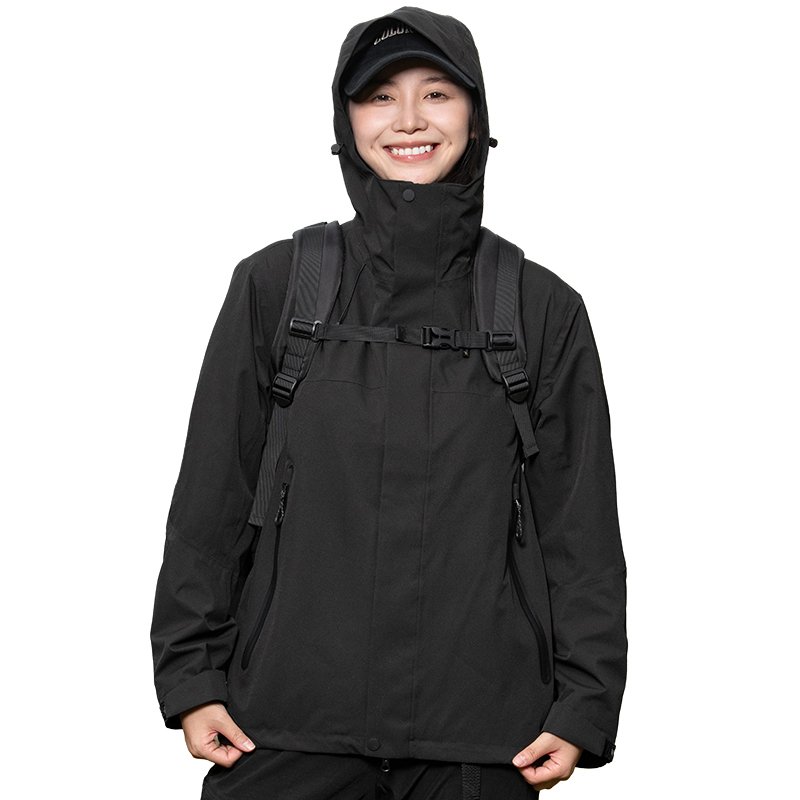 Customizing the outdoors for hot-covered tweezers, one or two sets of female waterproof and windproof mountain uniforms