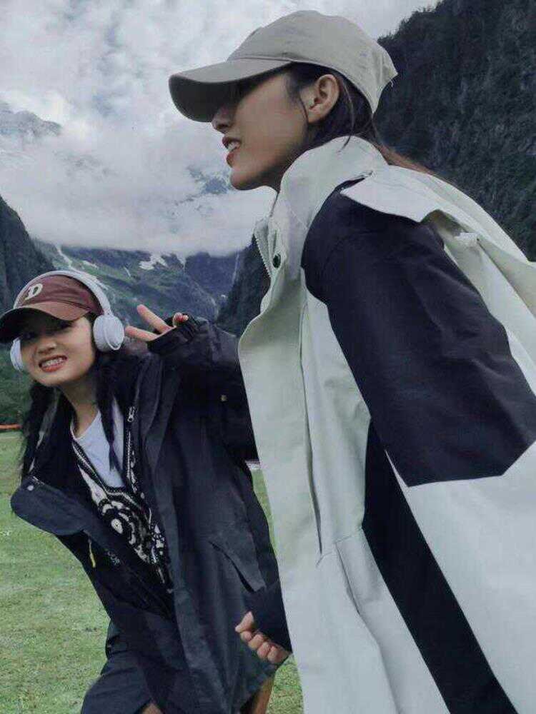 Li Ning's men and women in their autumn and winter coats and velvet outdoor wind and waterproof new 2024