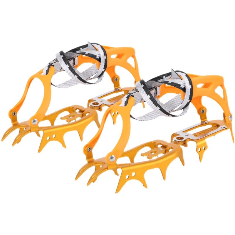 THE BROTHER JADEN BRS-S3 IS WALKING ALUMINUM CLAWS, SKATING AND CLIMBING ON THE OUTDOOR ICE