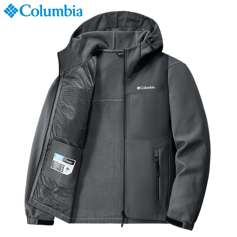 Colombian soft-shell scrambling man in the autumn and winter