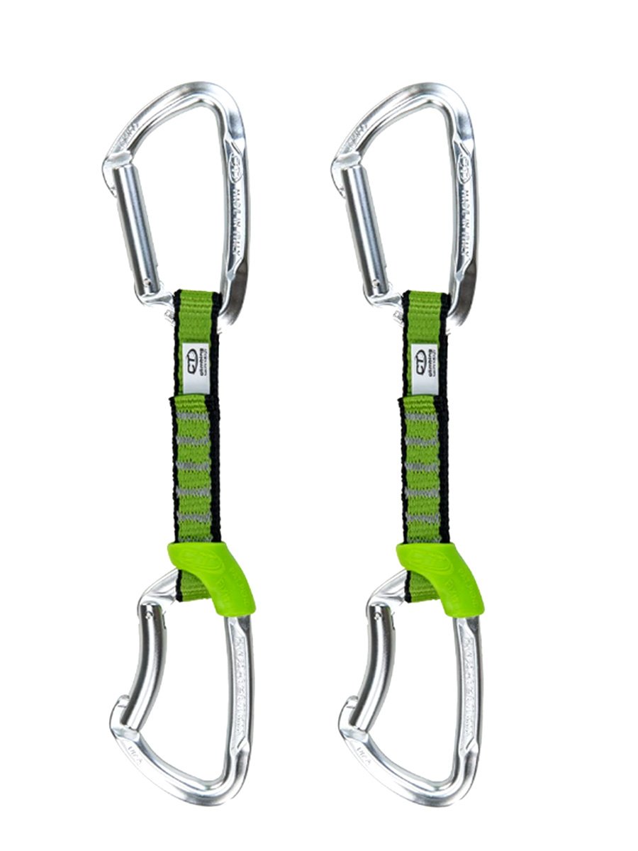 CT Lime set 12 and NY imported an outdoor ice-climbing specialty with flat-band climbing