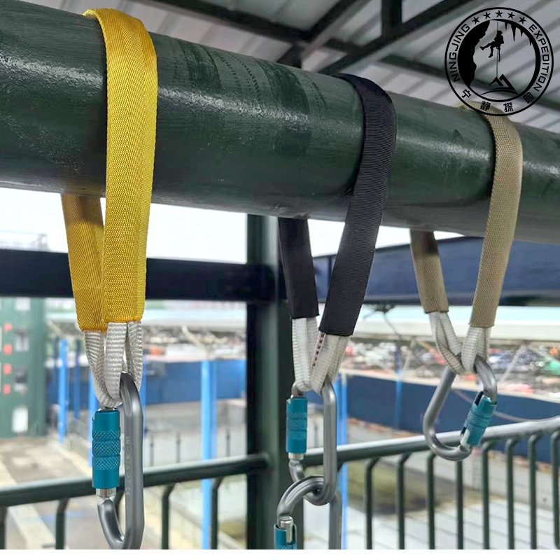 Quiet exploration, high-altitude line protection, anti-fouling anchor-point flat belts, rock-lifting flat-band protection