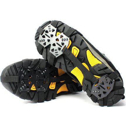 24-tooth manganese steel ice-clawed and skate-clip-capped snow-clawed fish-shoe-shoe-shoe-scrubbed rock-climbing