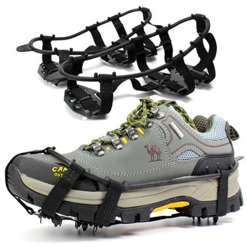 24-tooth manganese steel ice-clawed and skate-clip-capped snow-clawed fish-shoe-shoe-shoe-scrubbed rock-climbing