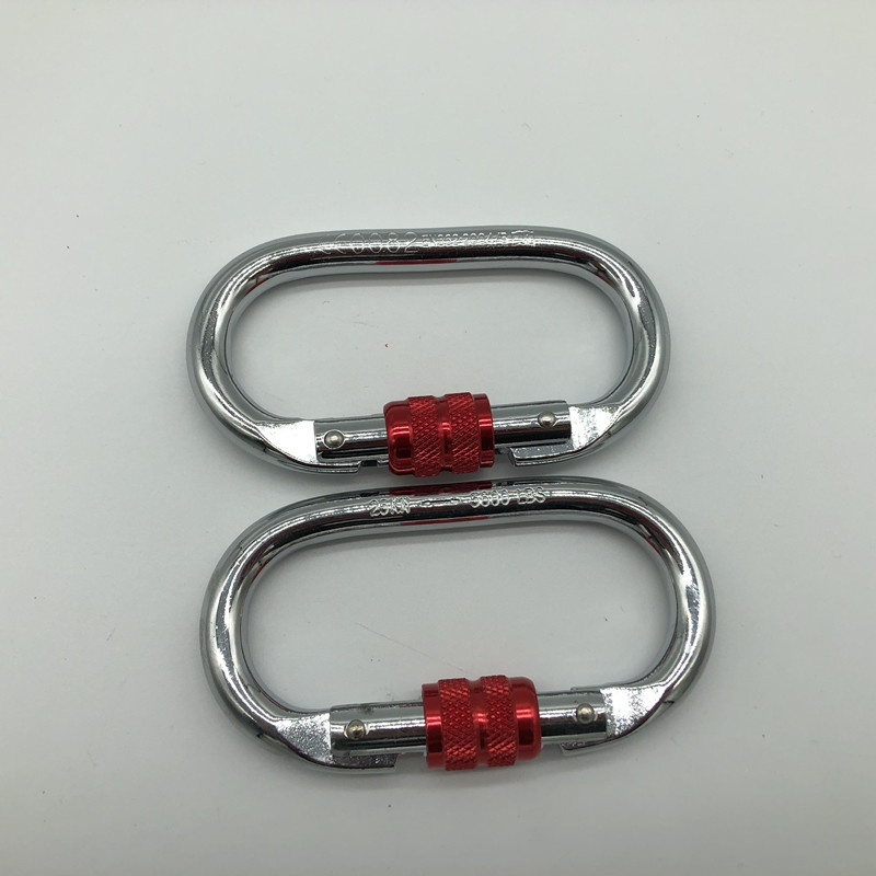Two red buttons for climbing