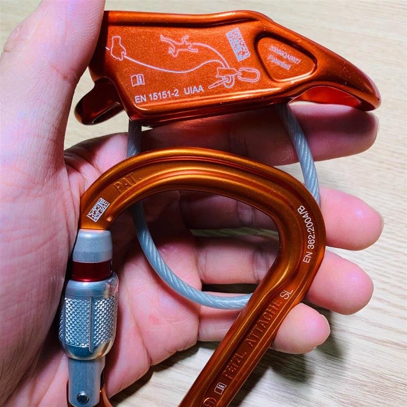 Climbing ATC Crawl Protector Hanging Up Grigri Ring Main Locker Range