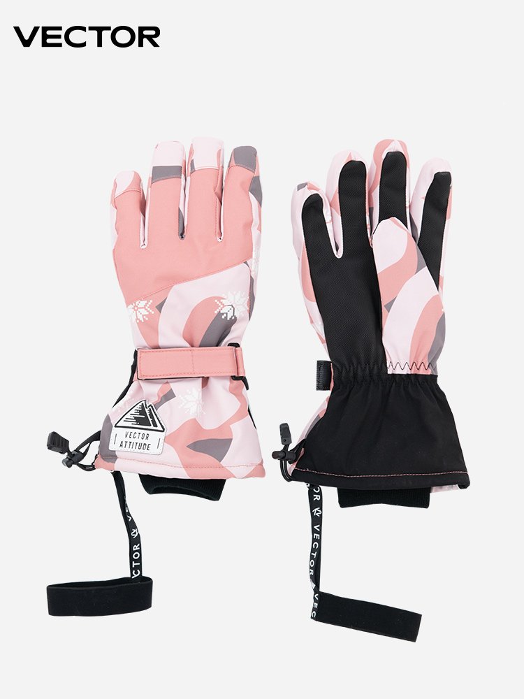 VECTOR PLAYS SKATING GLOVES WITH THICK WATER-HEATING OUTDOOR RIDES AND SKI GLOVES