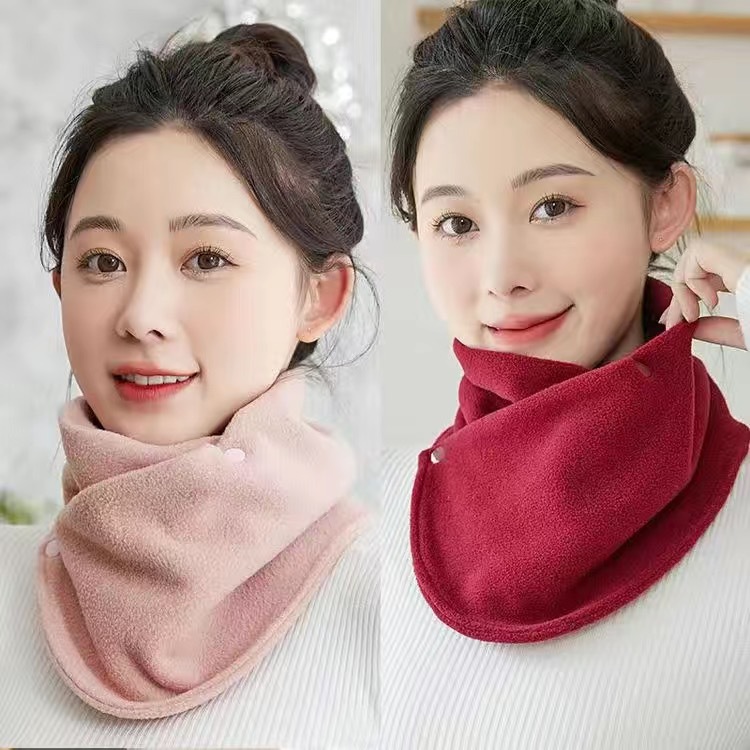 Double-buttoned neck-- [Phone + Wine Red]