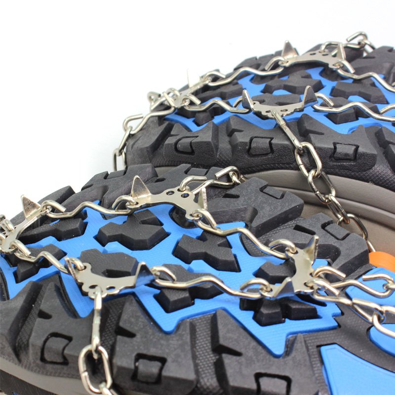 new outdoor ice claws, one-pilk-coated steel-crawling gear, snow ice-capping shoes