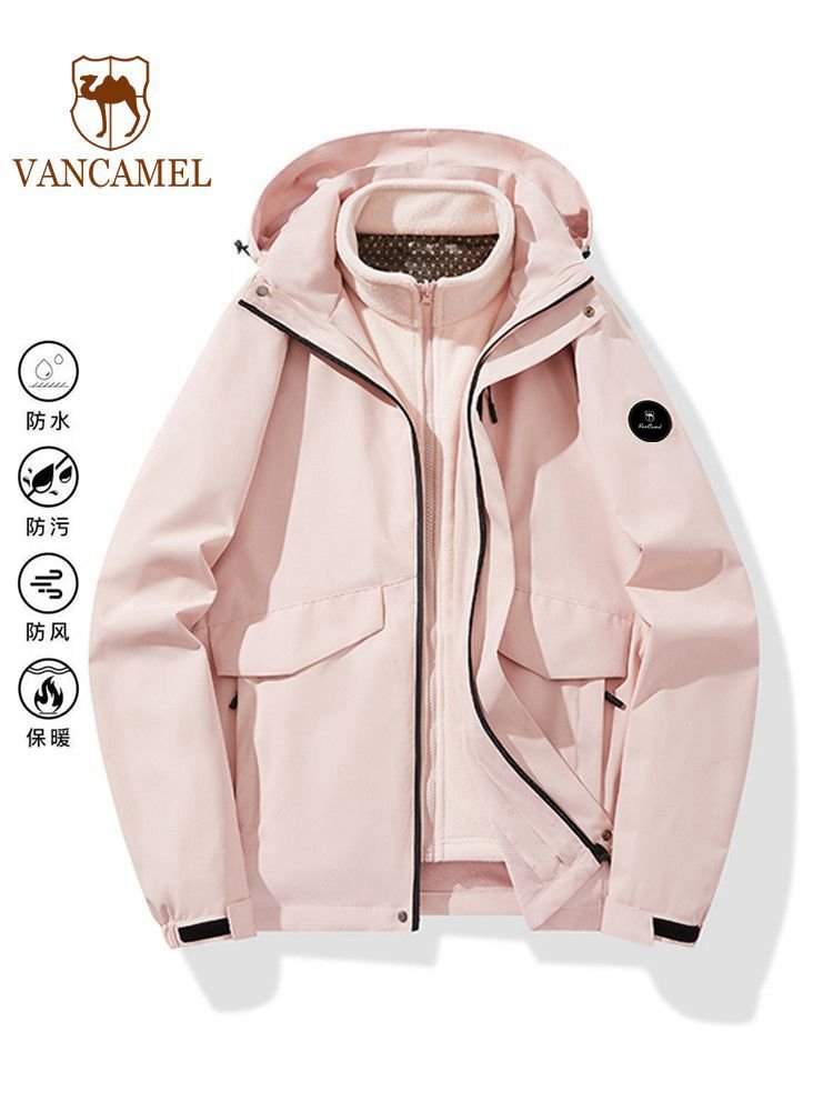 Western camel-scrambling, men and women, one or two sets of warm skis, waterproof and windproof