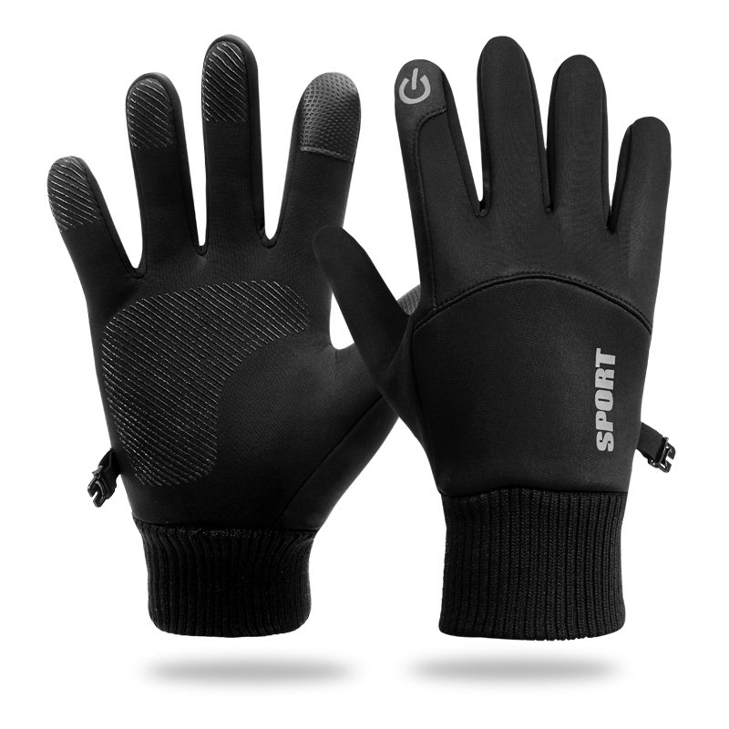 Outdoor heat-touching gloves
