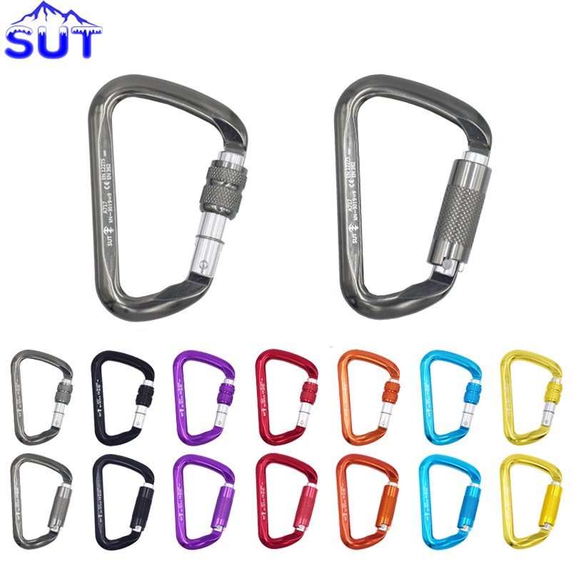 SUT30KN ALUMINIUM ALLOY OUTDOOR CRAWLING THRUST LOCK AUTO-LOCK MASTER LOCKING MOUNTAIN D SAFETY HOOK