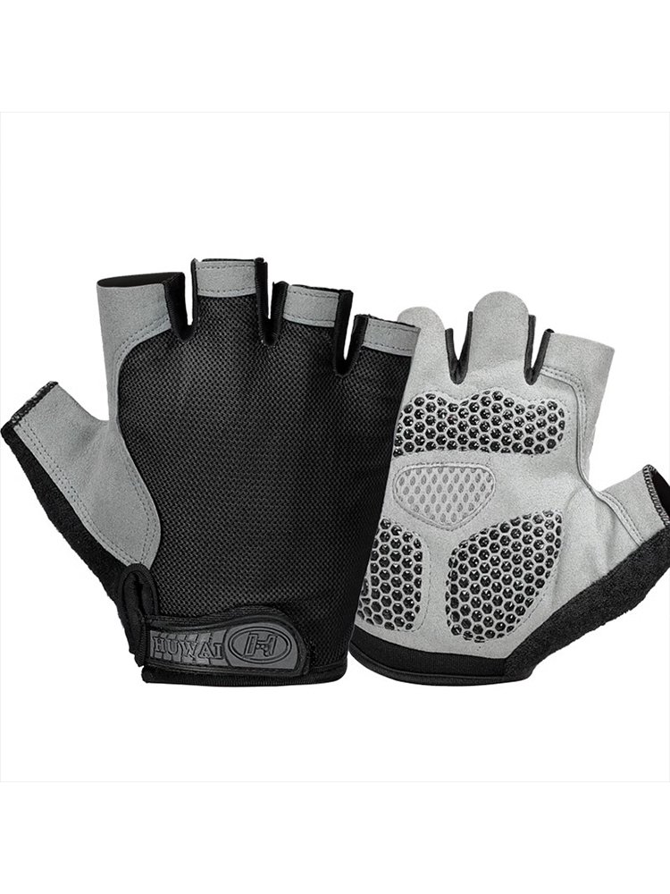 BICYCLE GLOVES ARE SEMI-SCRAMBLING, MEN'S AND WOMEN'S OUTDOOR HIGHWAYS, MOUNTAIN SPORTS EQUIPMENT FOR THE KS
