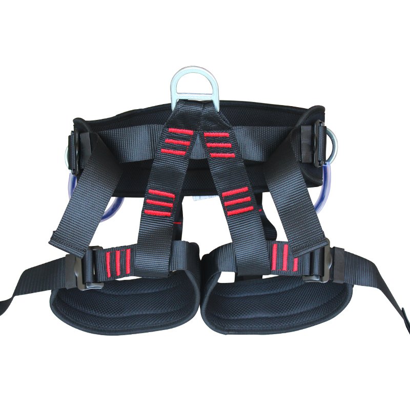 Seat belts for high-altitude rescue hole protection for tree-crawling