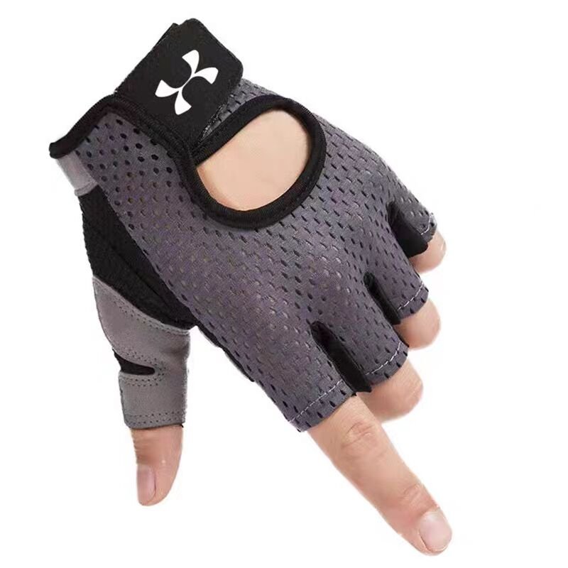 Sports gloves, men and women trained in yoga, half-fingering air-riding single-bar lead up and up