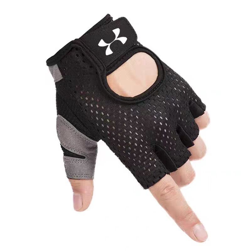 Sports gloves, men and women trained in yoga, half-fingering air-riding single-bar lead up and up