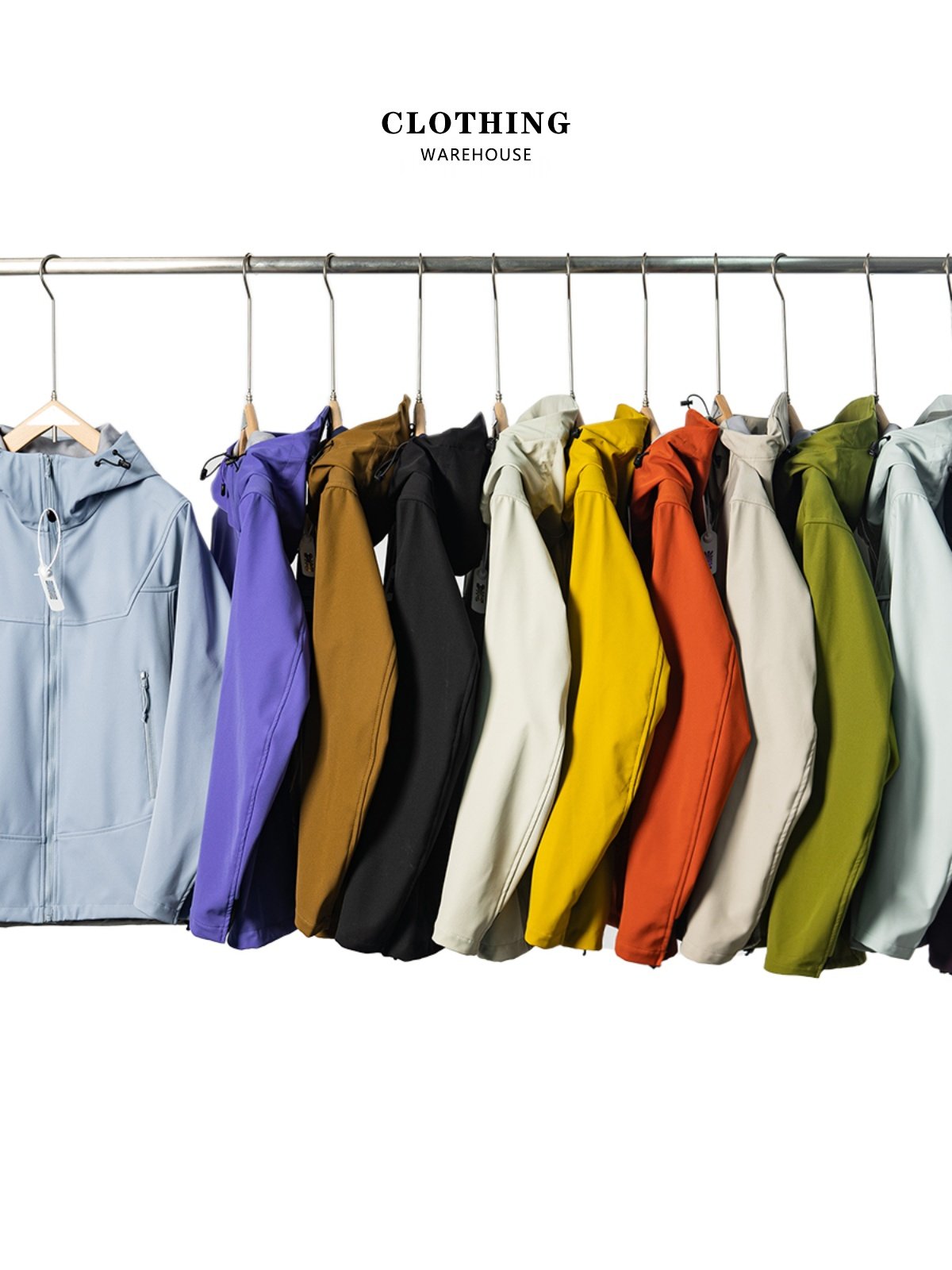 A new 2024 wet-shell dry coat for a man and a woman with a scrambling jacket
