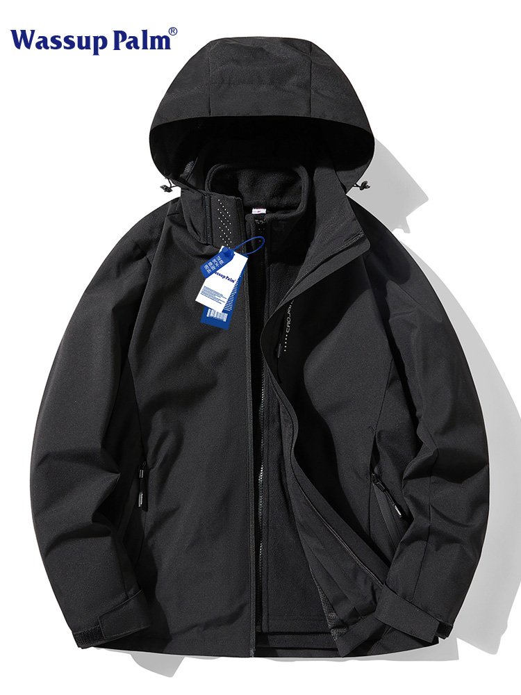 WASSUP PALM ASSAULT JACKETS, MEN AND WOMEN, SPRING AND AUTUMN 2024 NEW COUPLE'S TWEAKS IN SPRING