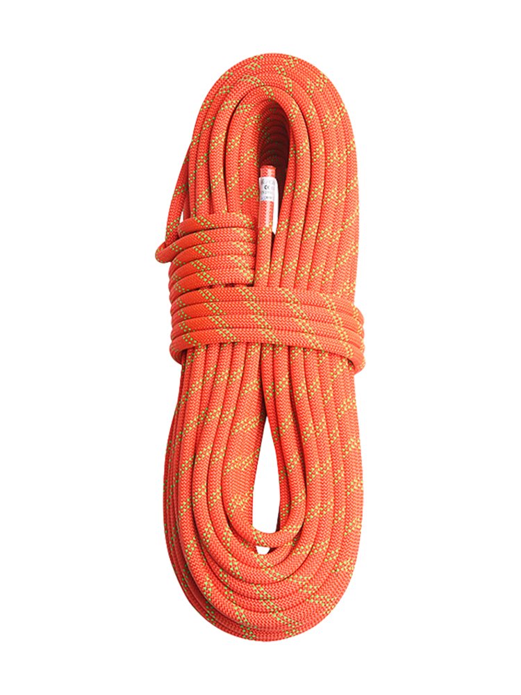 Outside, high-altitude static ropes are able to withstand the masonal climb and drop safety ropes and rescue escape ropes