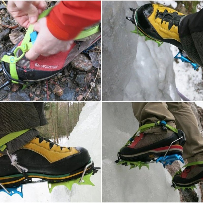 EDELRID Andrey Beast's high-strength steel claws on foot to climb the ice
