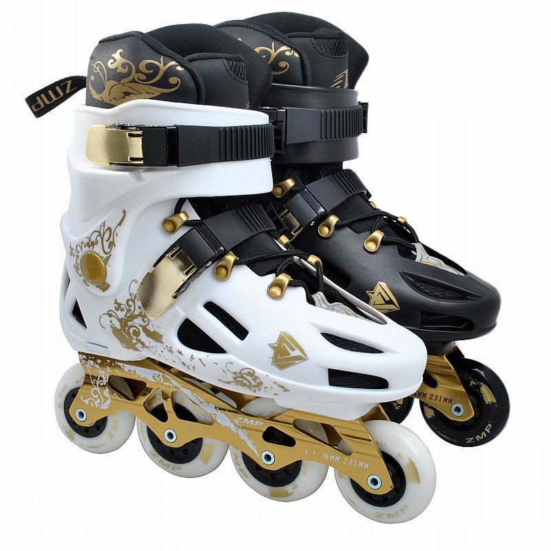 HK HOCKEY SKATES, MALE AND FEMALE SKATES, TWO WHEELS WITH A REAL ICE CREAM