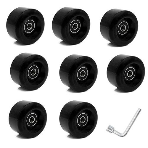two wheel slippers, four rounds of skating skates, no flashing wheels, no glowing tires