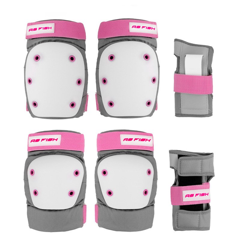 Scrambling gear for six sets of adult skating skater skating skates to protect girls from falling