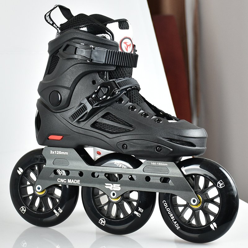 big 3-wheel slipper adult racer 125mm adult ice skater boy