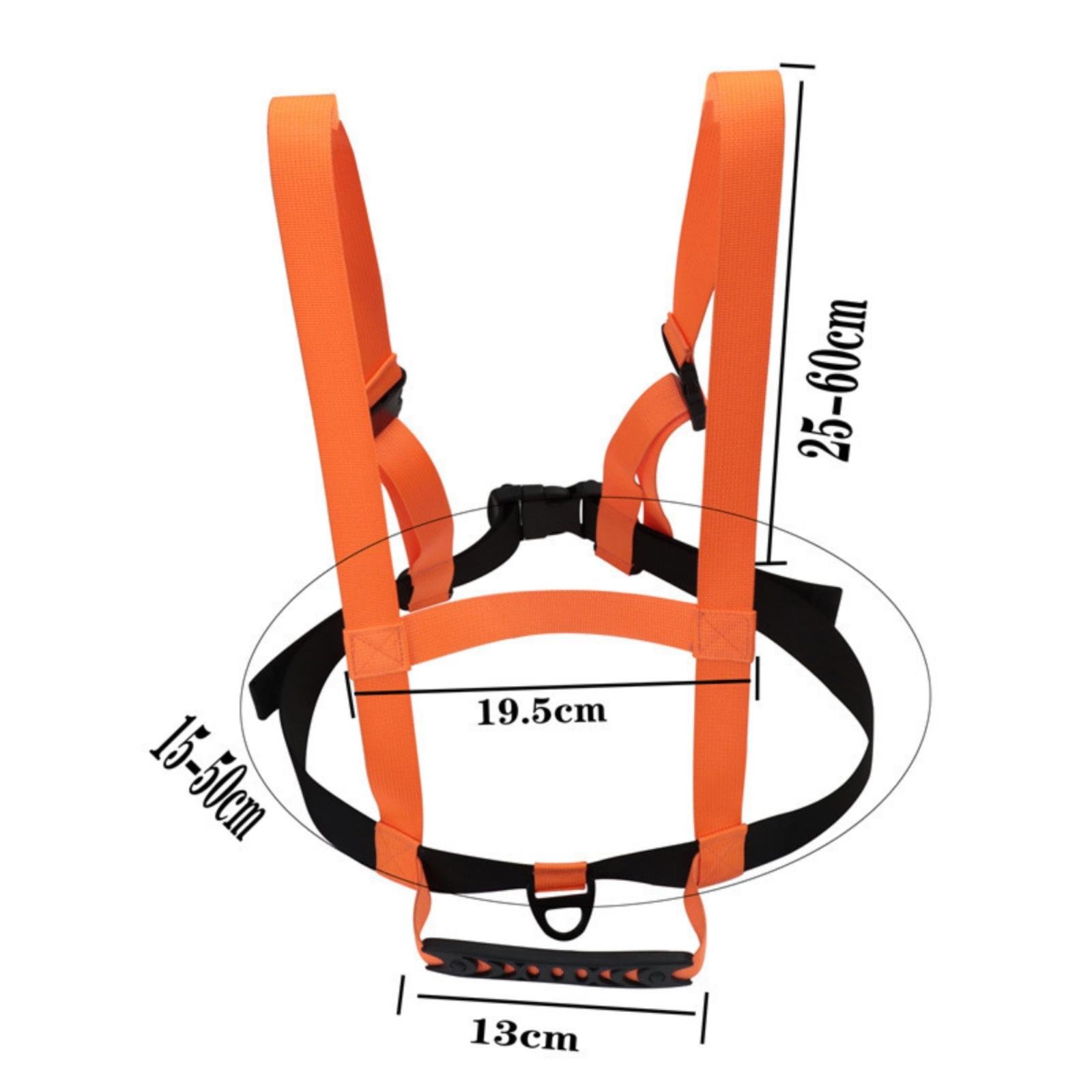 Children skiing ropes with a teaching aid to a child with a safety-protected rope