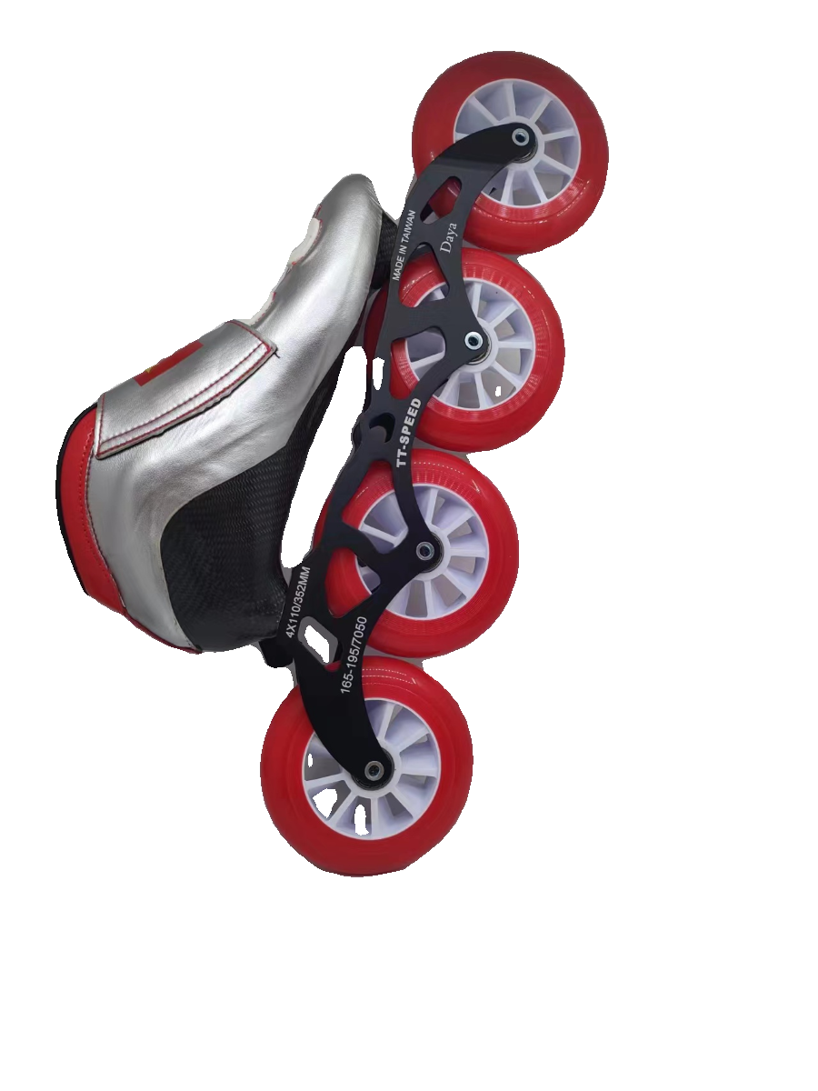 Barotti Carbon Fibre Three-wheeler Shoes, male and female adult skater buttons, four-wheeler skates, professional