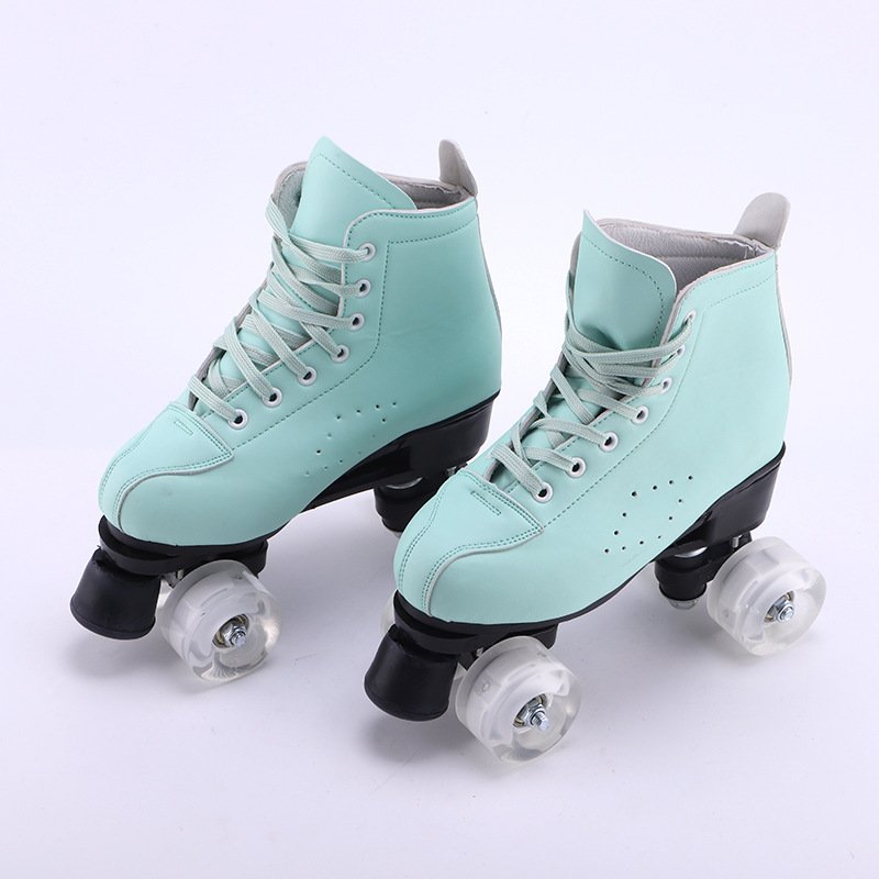 The new miller's green-mint pair of skates