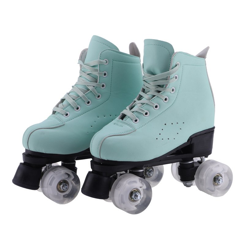 The new miller's green-mint pair of skates